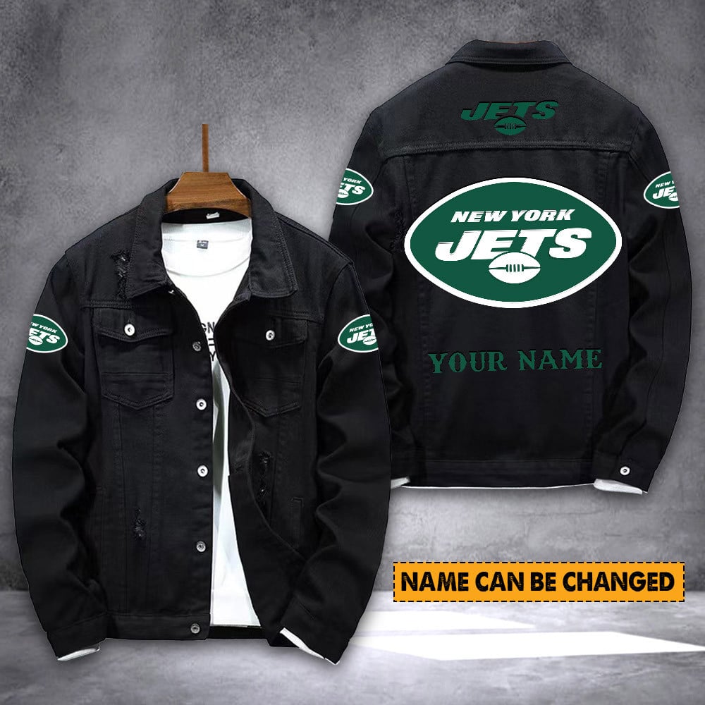New York Jets Personalized New Denim Jacket S9DJ007