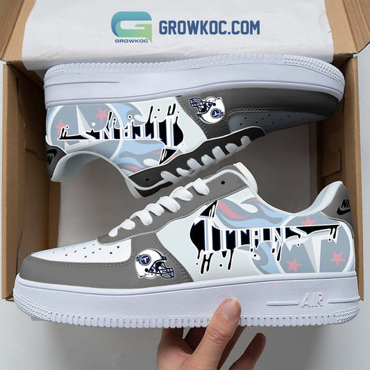 Tennessee Titans Personalized Colorful AF1-1 Shoes AF1CS018