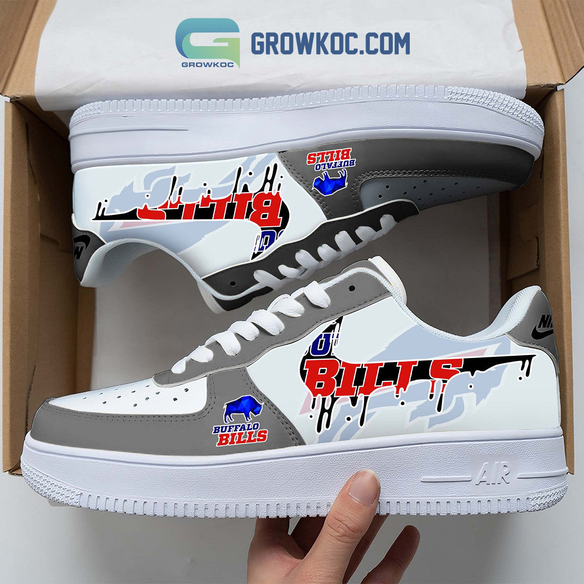 Buffalo Bills Personalized Colorful AF1-1 Shoes AF1CS009