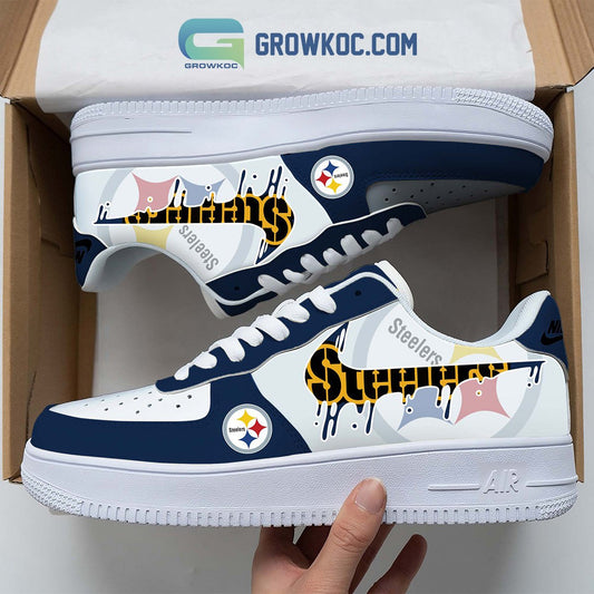 Pittsburgh Steelers Personalized Colorful AF1-1 Shoes AF1CS010