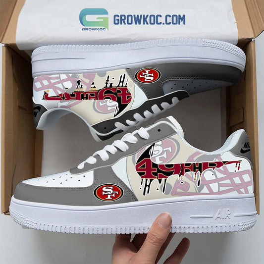 San Francisco 49ers Personalized Colorful AF1-1 Shoes AF1CS015