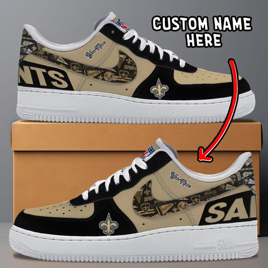 New Orleans Saints Personalized AF1-1 Shoes AF1S024