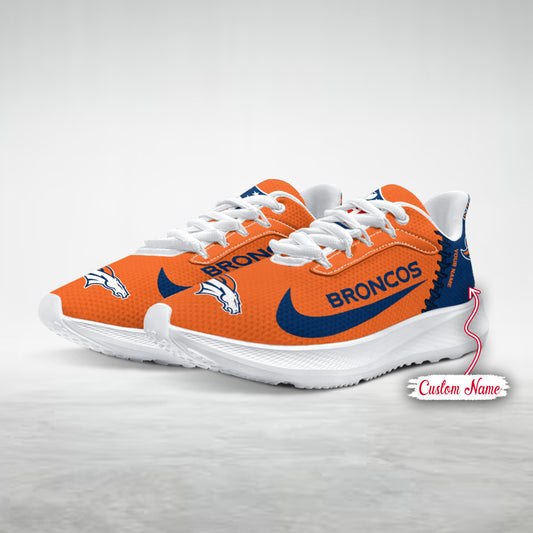Denver Broncos Lightweight Patch Decor Running Shoes AZBTRS000068