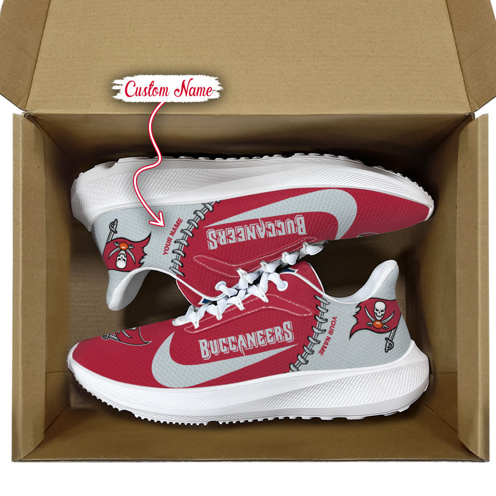 Tampa Bay Buccaneers Lightweight Patch Decor Running Shoes AZBTRS000070