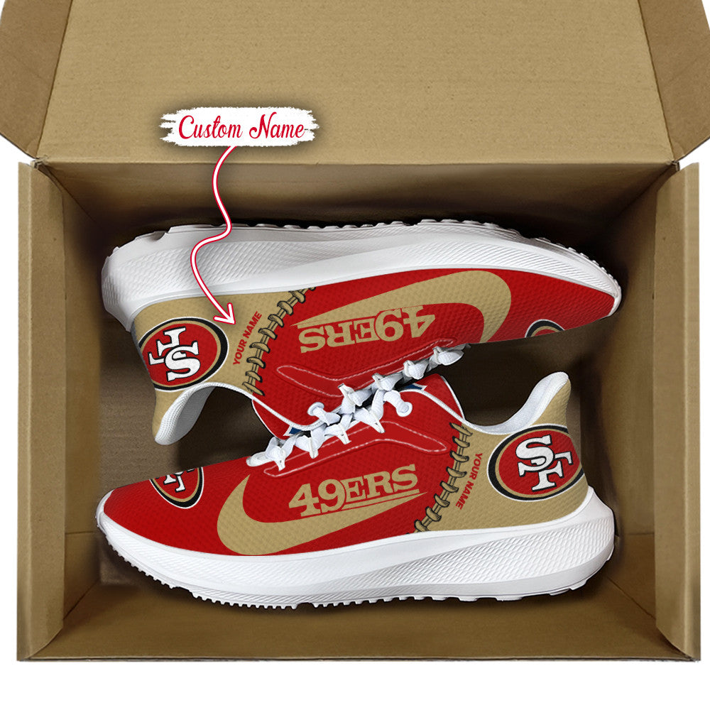 San Francisco 49ers Lightweight Patch Decor Running Shoes AZBTRS000073