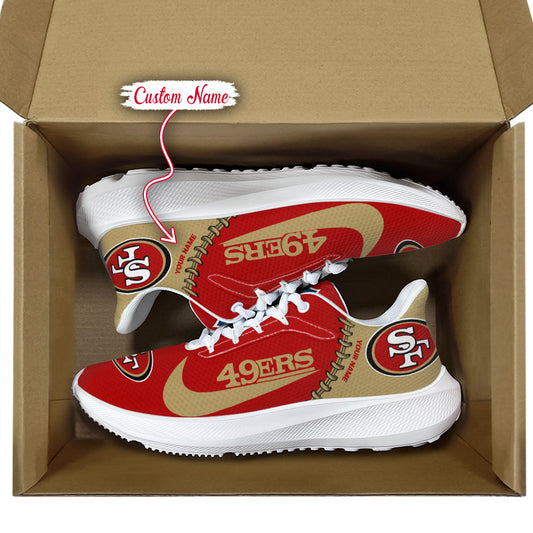 San Francisco 49ers Lightweight Patch Decor Running Shoes AZBTRS000073
