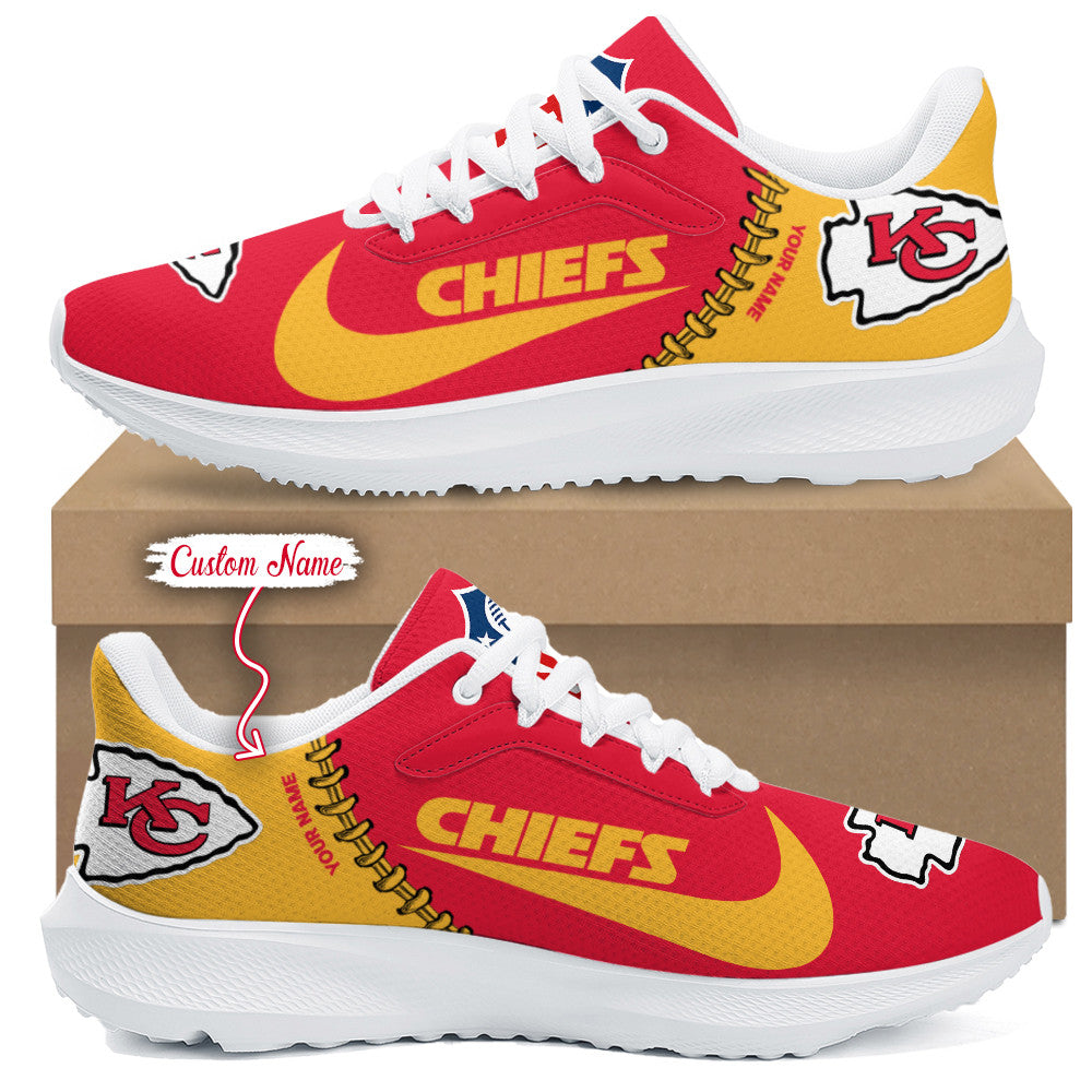 Kansas City Chiefs Lightweight Patch Decor Running Shoes AZBTRS000085