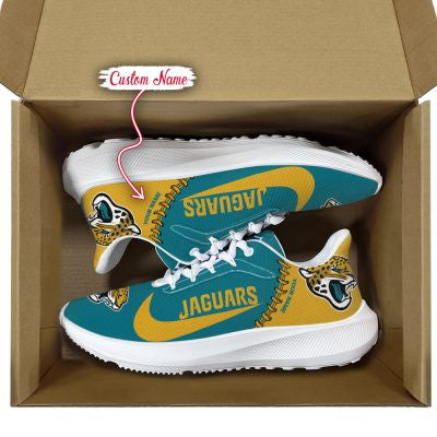 Jacksonville Jaguars Lightweight Patch Decor Running Shoes AZBTRS000086