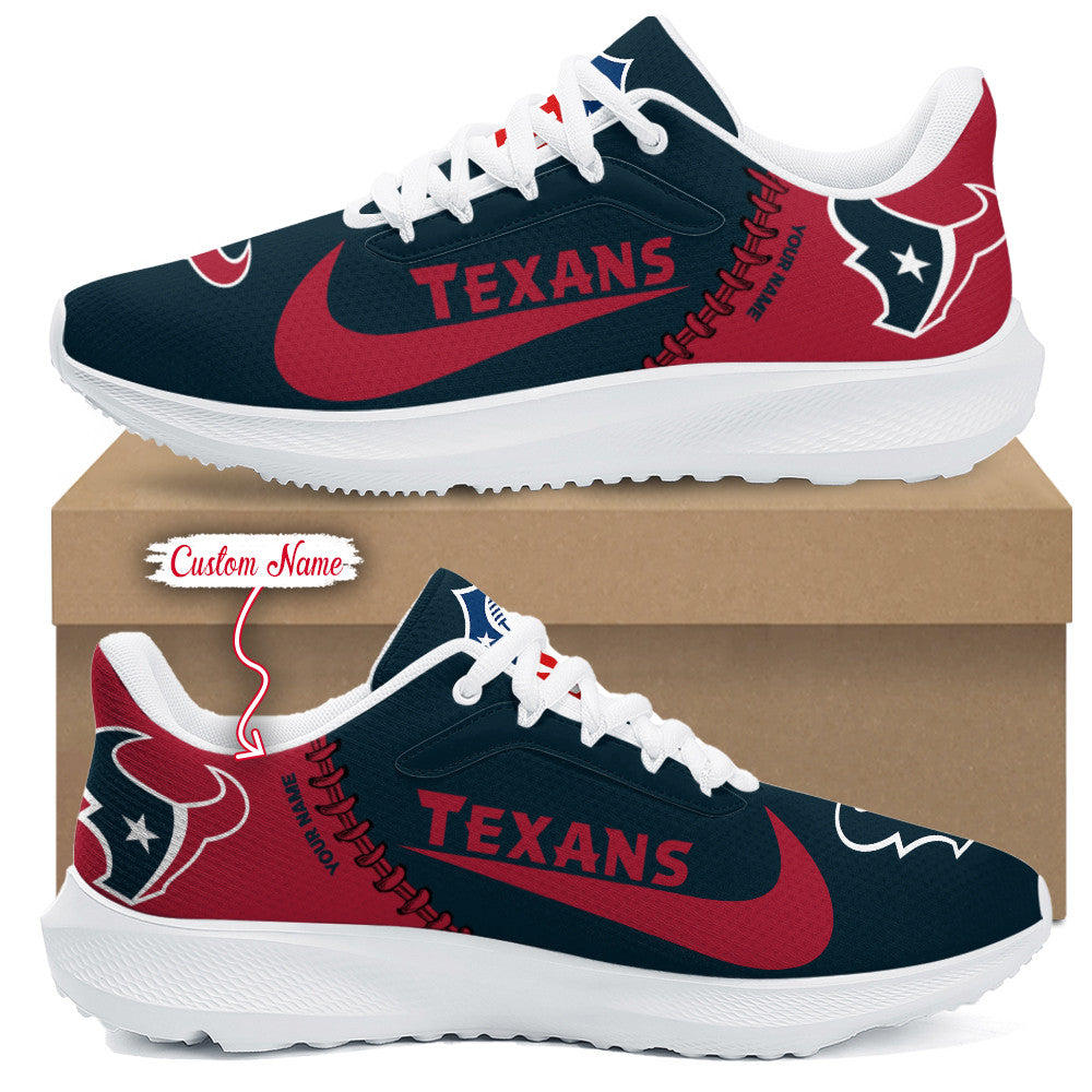 Houston Texans Lightweight Patch Decor Running Shoes AZBTRS000088