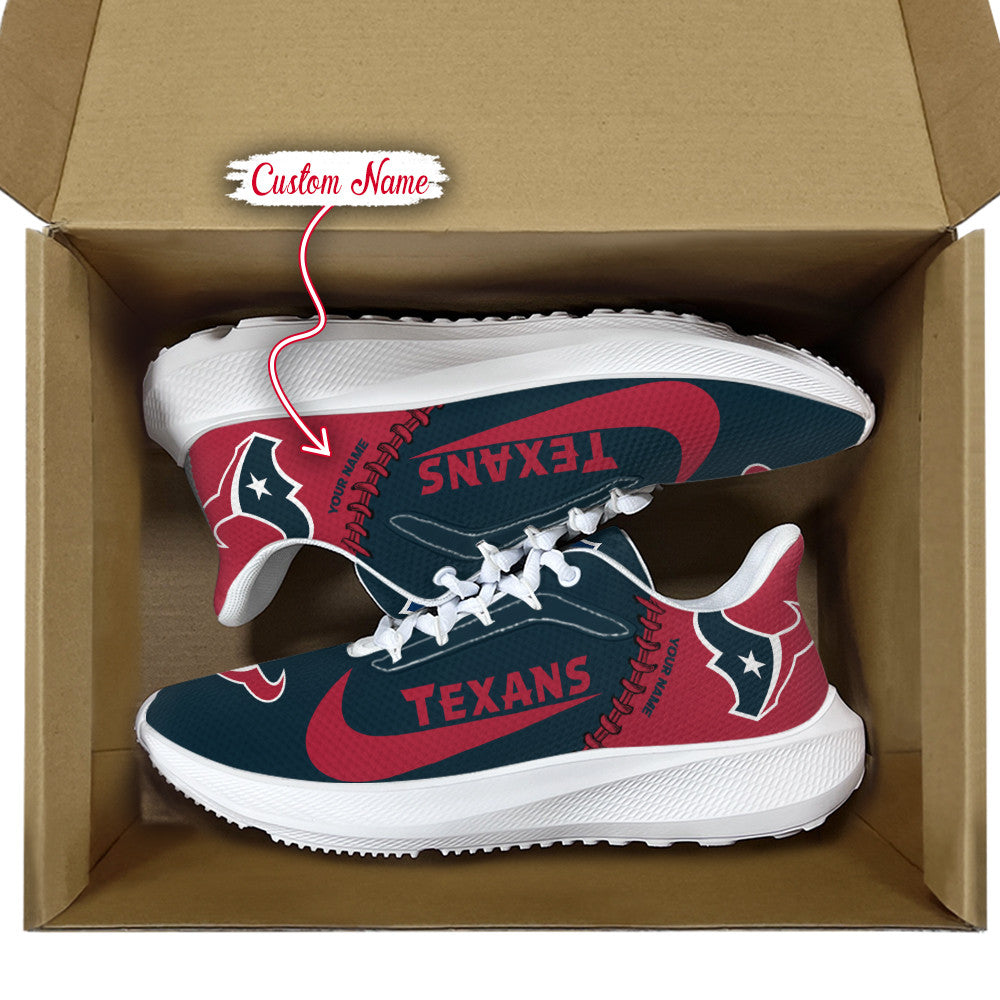 Houston Texans Lightweight Patch Decor Running Shoes AZBTRS000088