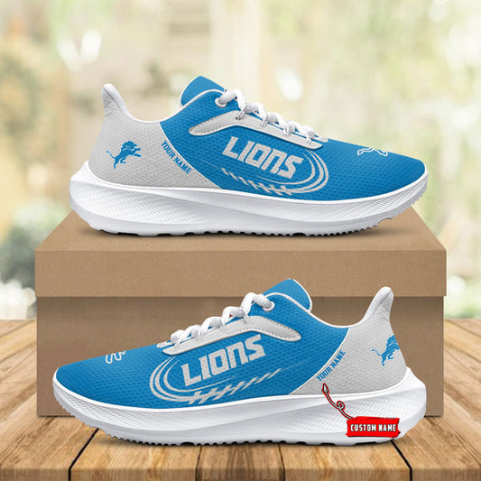 Detroit Lions Lightweight Patch Decor Running Shoes AZBTRS000090
