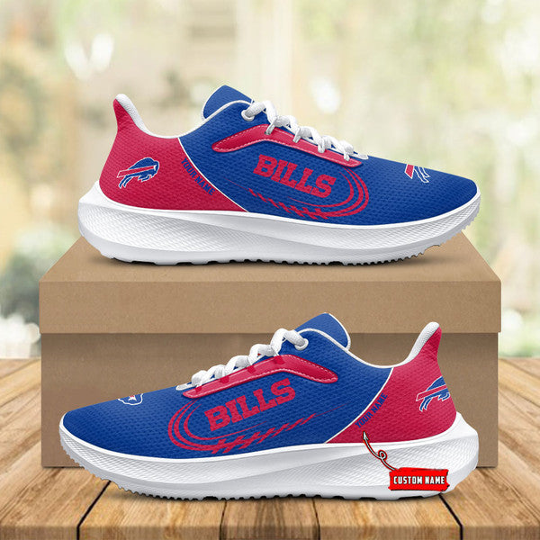 Buffalo Bills Lightweight Patch Decor Running Shoes AZBTRS000096
