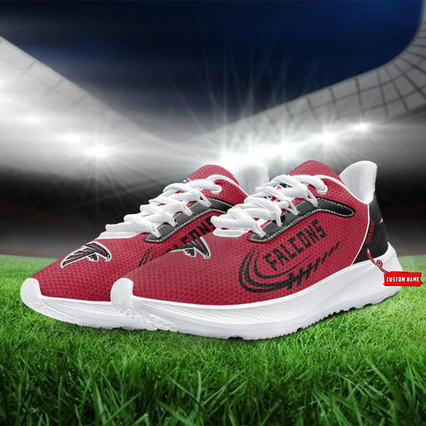 Atlanta Falcons Lightweight Patch Decor Running Shoes AZBTRS000098