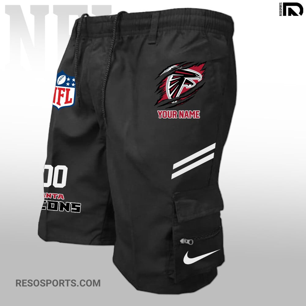 Atlanta Falcons Personalized Multi-Pockets Man Shorts AZBTMPMS000028