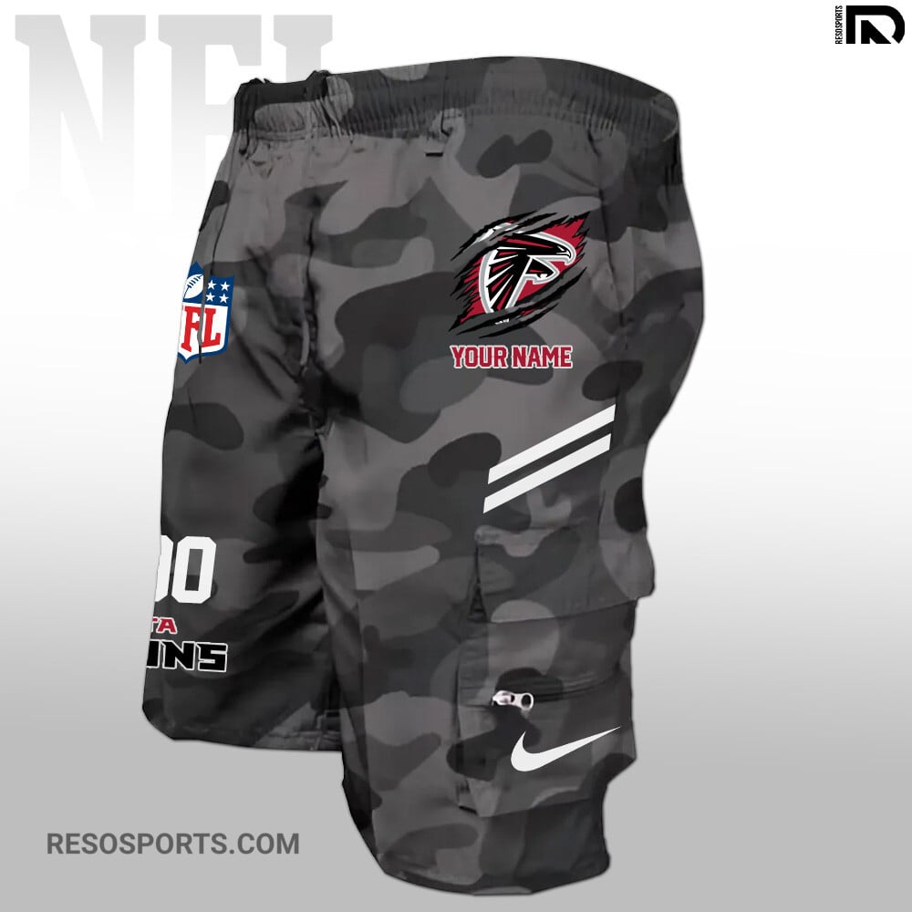 Atlanta Falcons Personalized Multi-Pockets Man Shorts AZBTMPMS000028