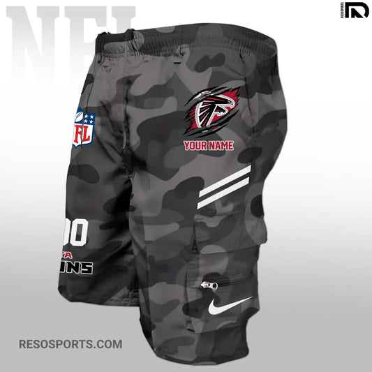Atlanta Falcons Personalized Multi-Pockets Man Shorts AZBTMPMS000028