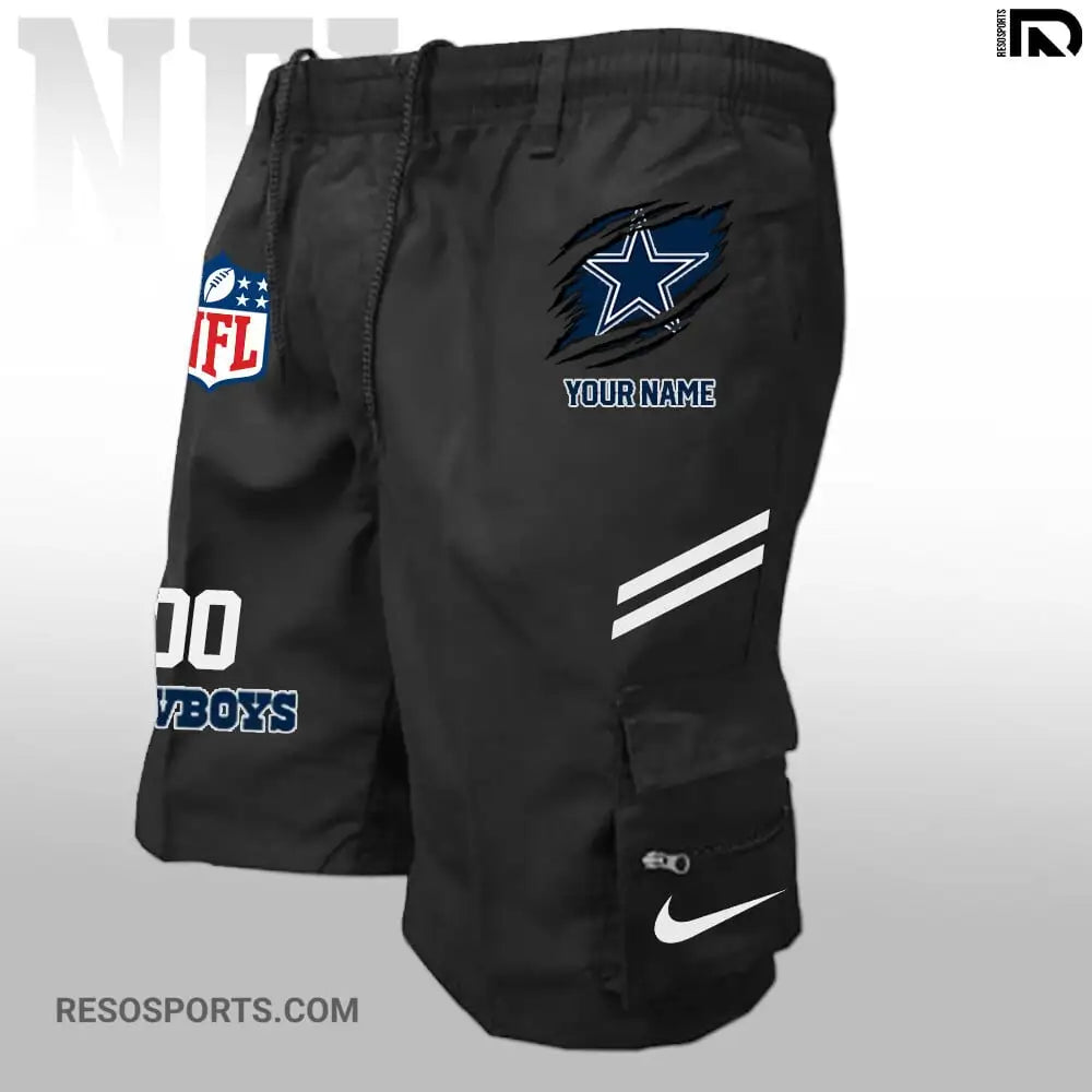 Dallas Cowboys Personalized Multi-Pockets Man Shorts AZBTMPMS000025