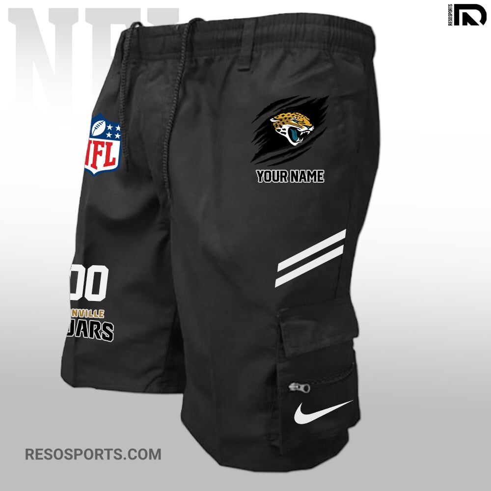 Jacksonville Jaguars Personalized Multi-Pockets Man Shorts AZBTMPMS000017