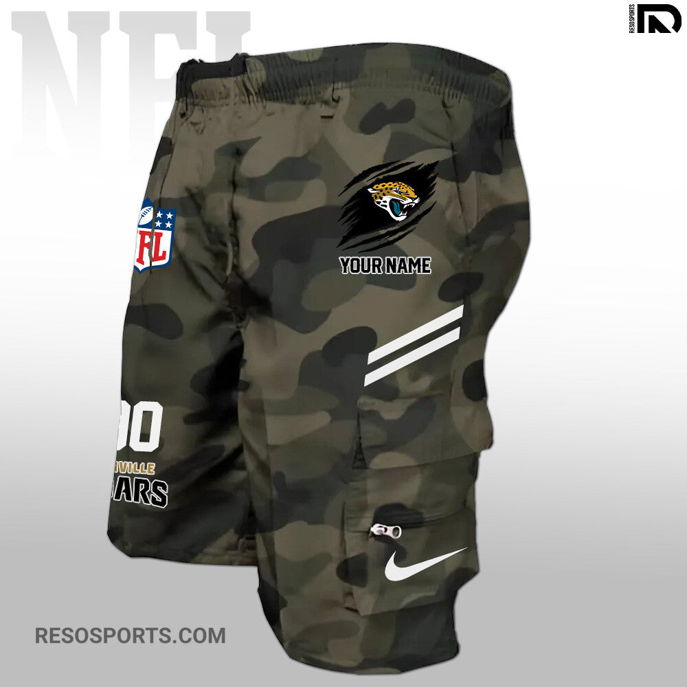 Jacksonville Jaguars Personalized Multi-Pockets Man Shorts AZBTMPMS000017