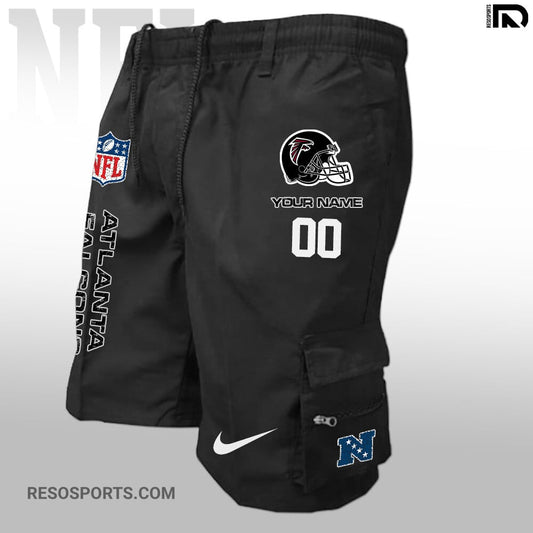 Atlanta Falcons Personalized Multi-Pockets Man Shorts AZBTMPMS000007