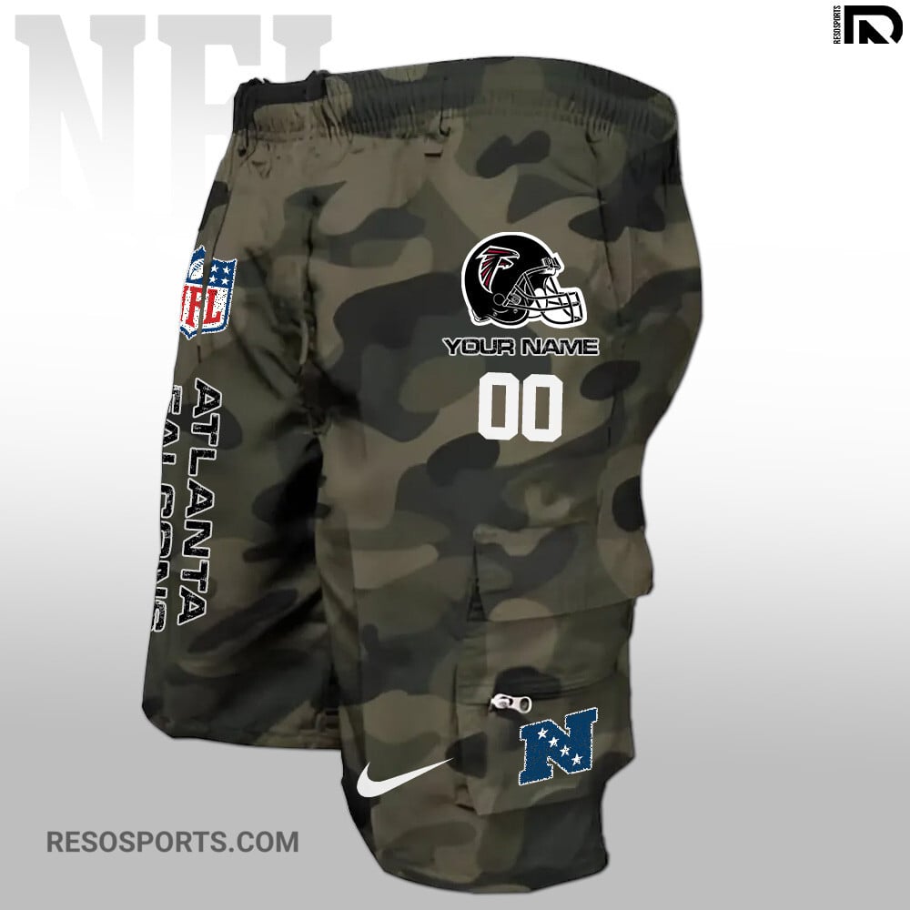 Atlanta Falcons Personalized Multi-Pockets Man Shorts AZBTMPMS000007