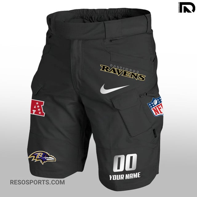 Baltimore Ravens Limited Edition Front Pockets Men Shorts AZBTFPMS000130