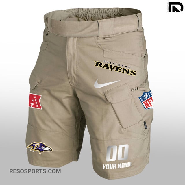Baltimore Ravens Limited Edition Front Pockets Men Shorts AZBTFPMS000130