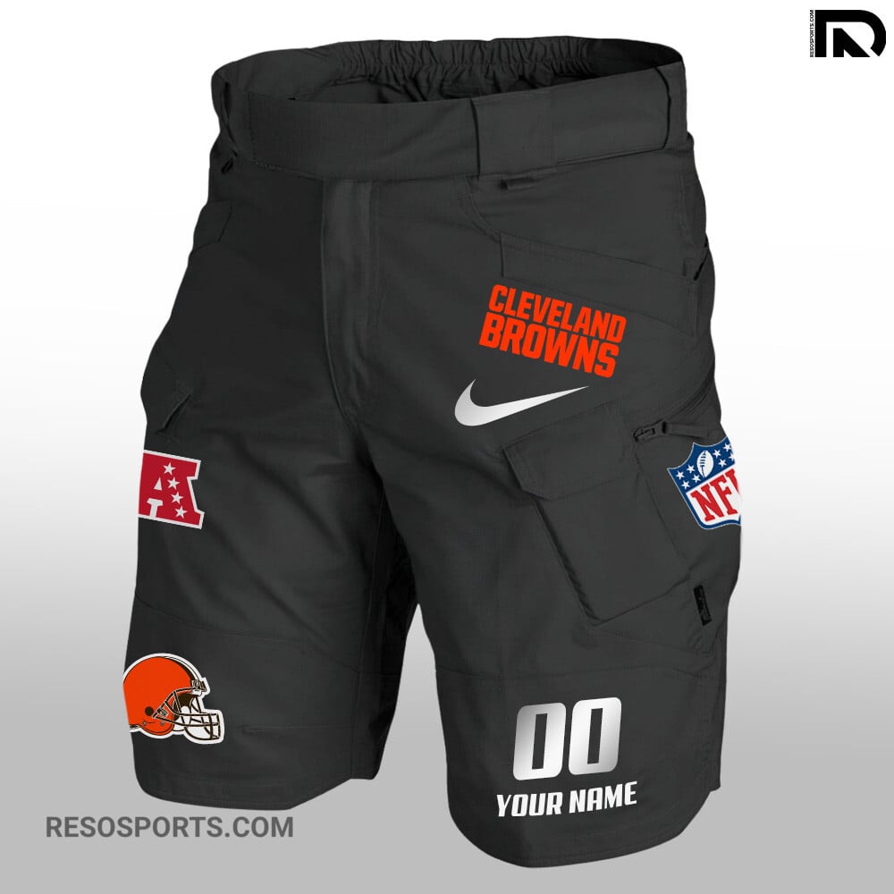 Cleveland Browns Limited Edition Front Pockets Men Shorts AZBTFPMS000135