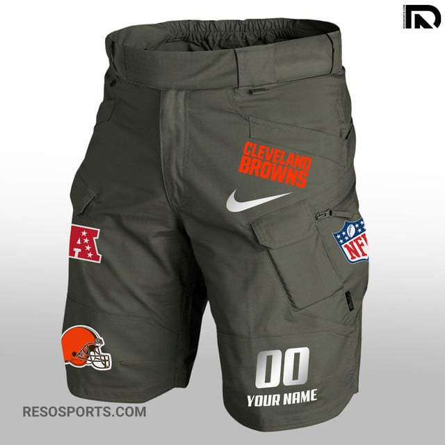 Cleveland Browns Limited Edition Front Pockets Men Shorts AZBTFPMS000135