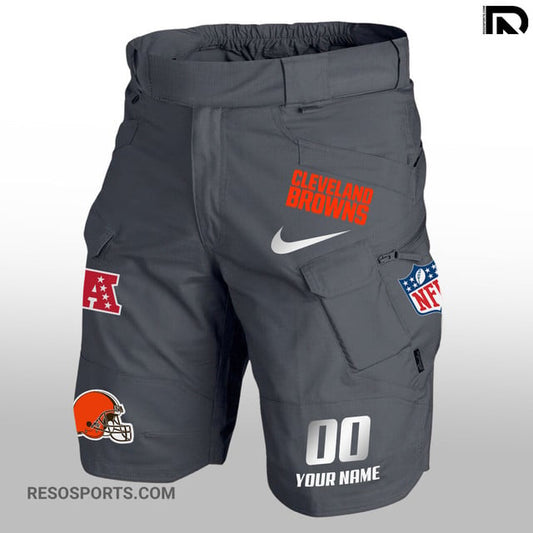 Cleveland Browns Limited Edition Front Pockets Men Shorts AZBTFPMS000135