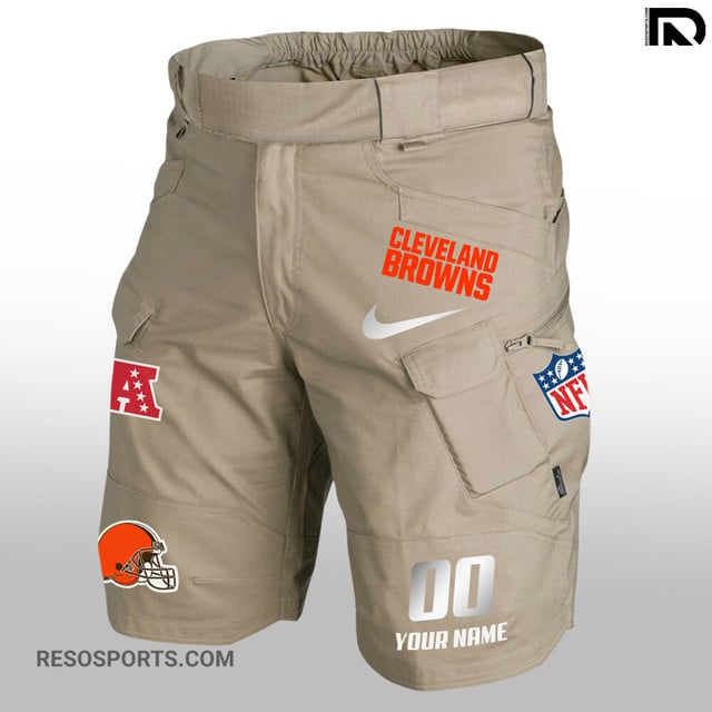 Cleveland Browns Limited Edition Front Pockets Men Shorts AZBTFPMS000135