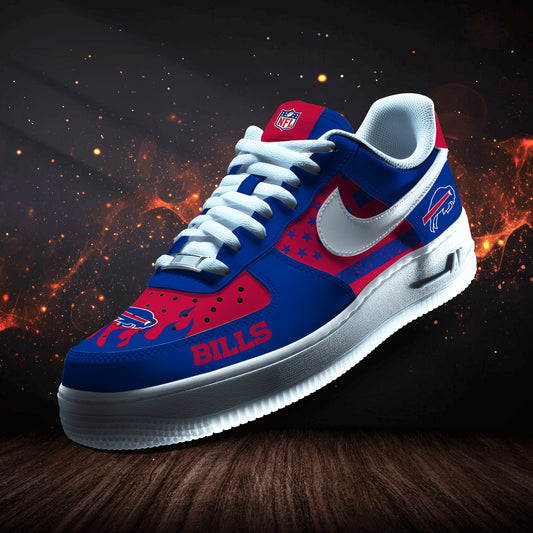 Buffalo Bills  Personalized  AF1-1 Logo Pattern Sneakers AZBTAF1000359