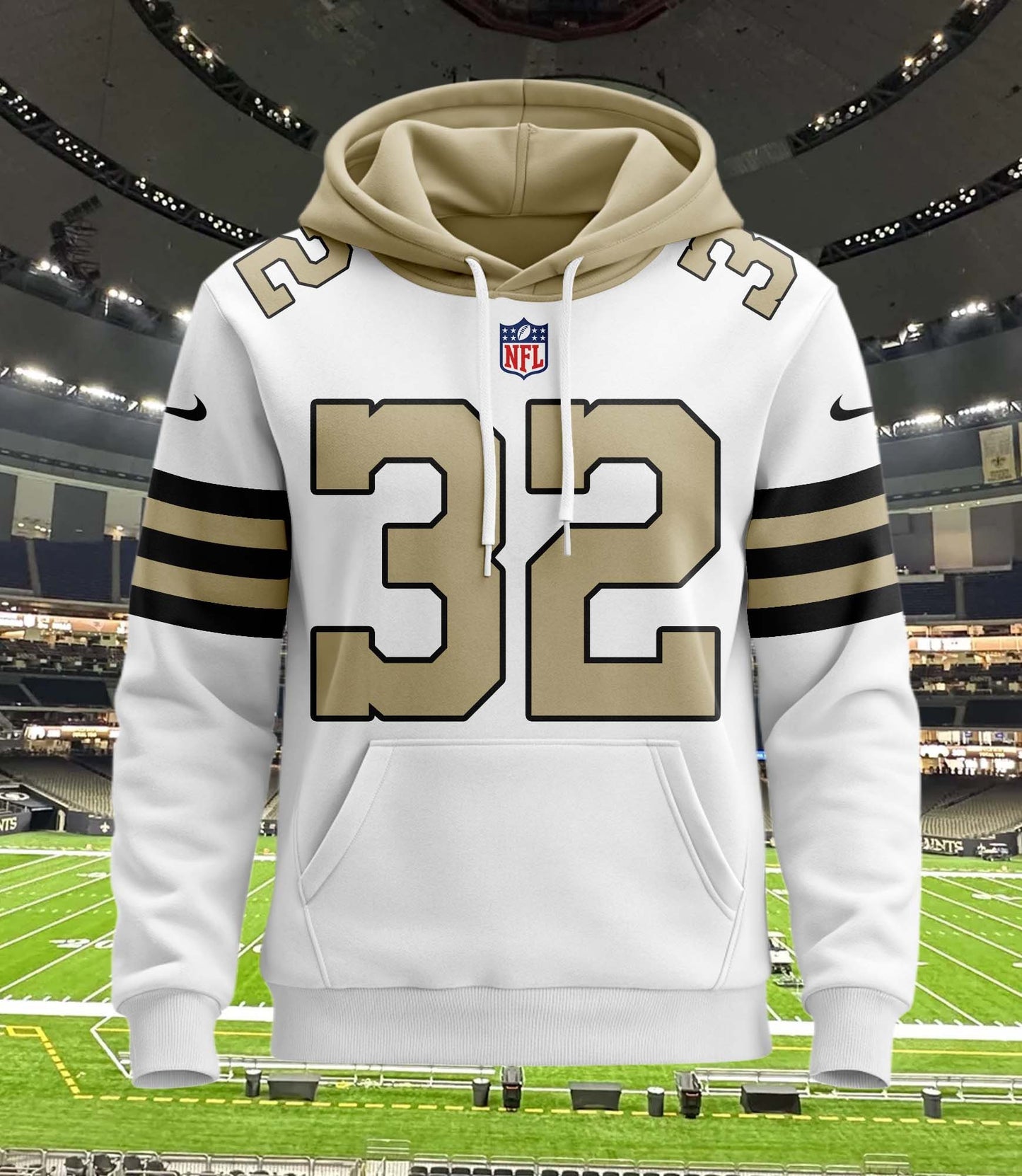 New Orleans Saints New Personalized Football Hoodie Style Jersey AZBTJSHD000005