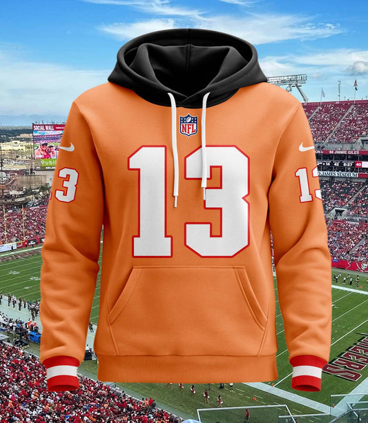 Tampa Bay Buccaneers New Personalized Football Hoodie Style Jersey AZBTJSHD000019