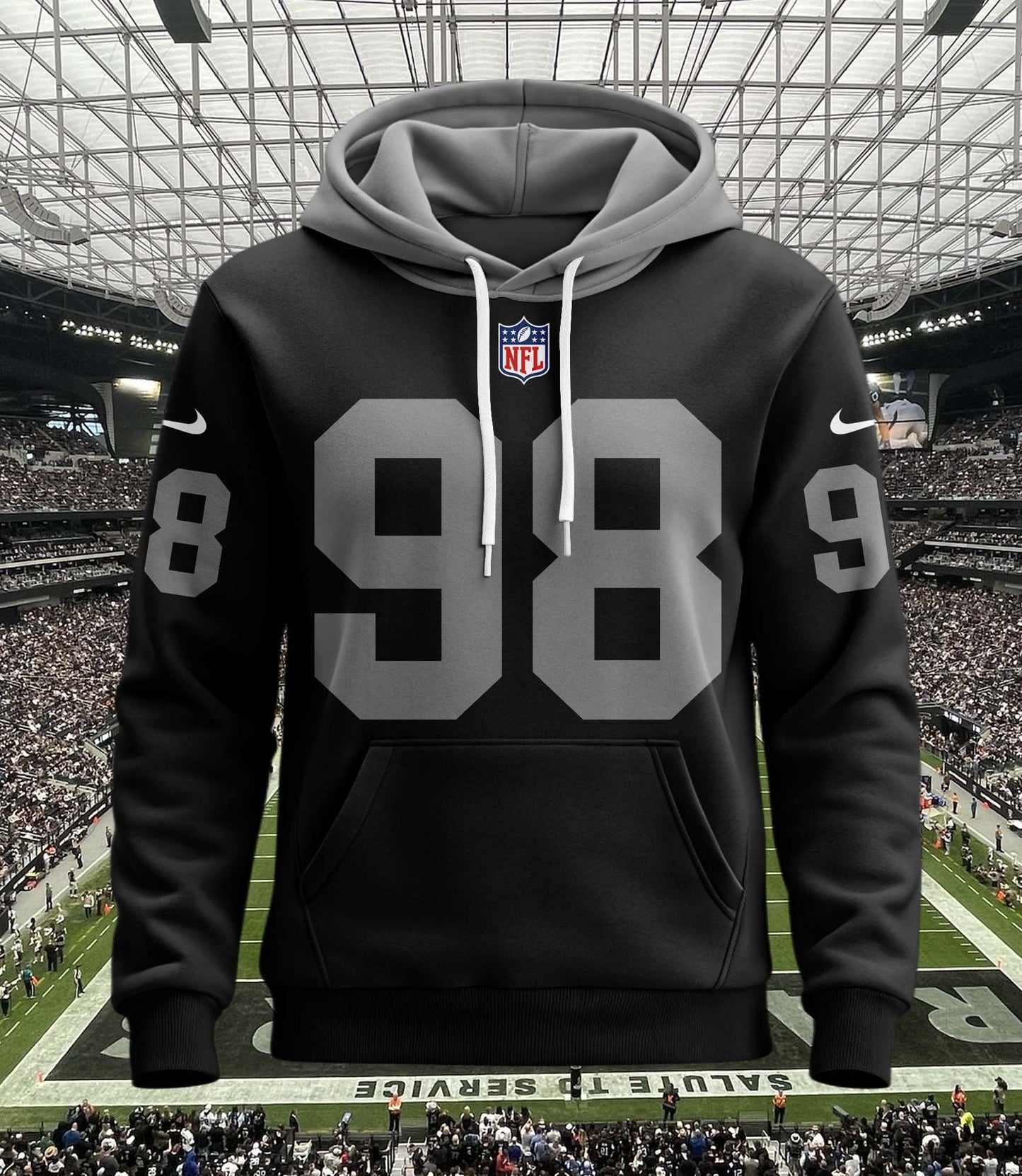 Las Vegas Raiders New Personalized Football Hoodie Style Jersey AZBTJSHD000078