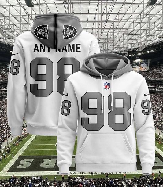 Las Vegas Raiders New Personalized Football Hoodie Style Jersey AZBTJSHD000077