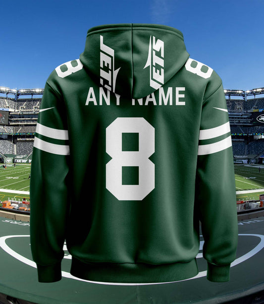 New York Jets New Personalized Football Hoodie Style Jersey AZBTJSHD000009