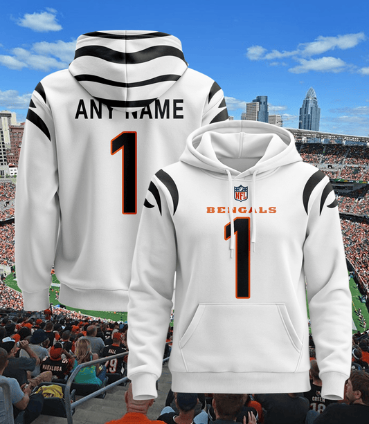 Cincinnati Bengals New Personalized Football Hoodie Style Jersey AZBTJSHD000064