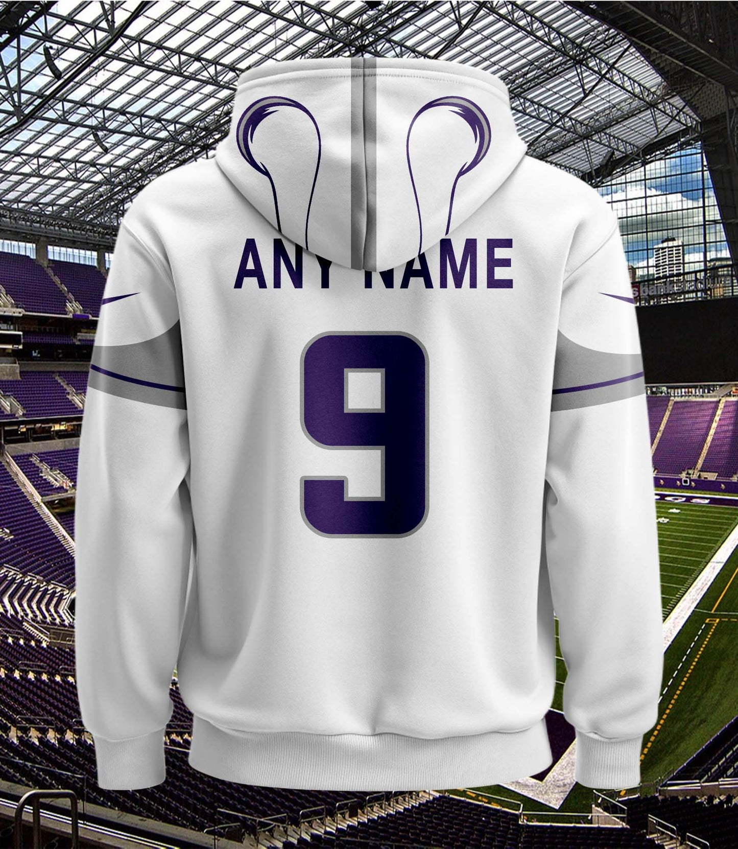 Minnesota Vikings New Personalized Football Hoodie Style Jersey AZBTJSHD000082