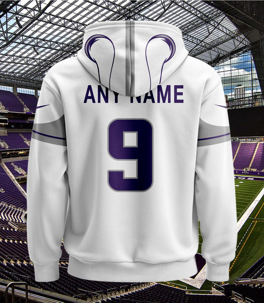 Minnesota Vikings New Personalized Football Hoodie Style Jersey AZBTJSHD000082