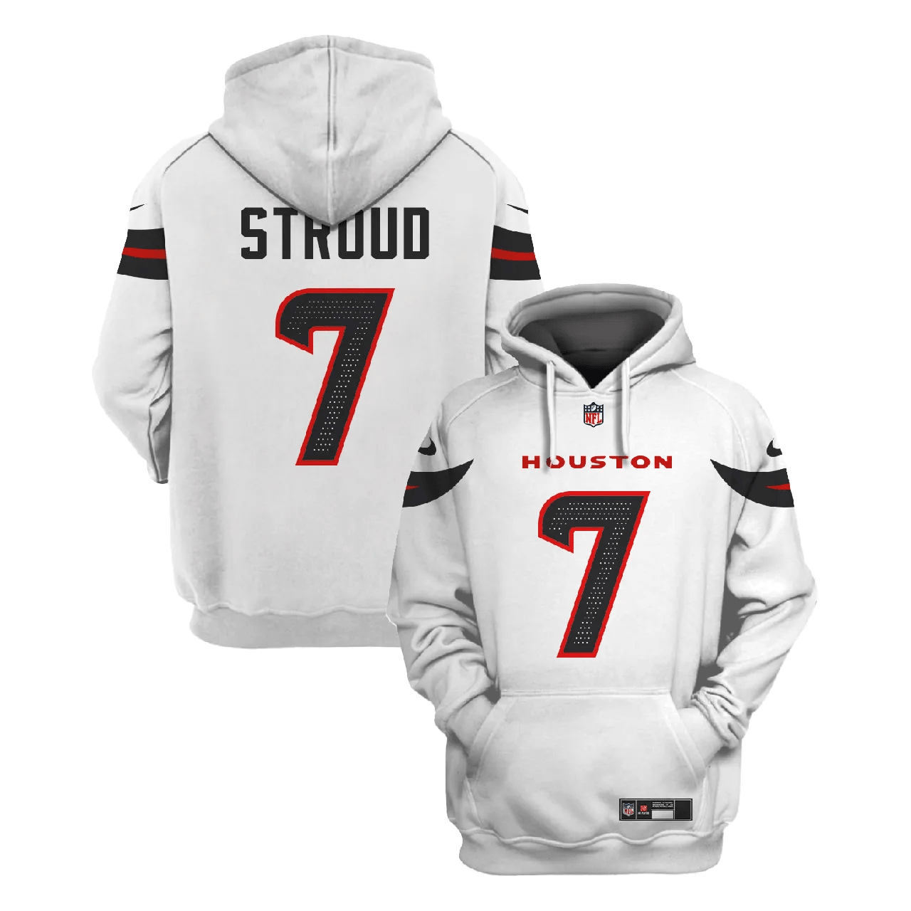 Houston Texans New Personalized Football Hoodie Style Jersey AZBTJSHD000039