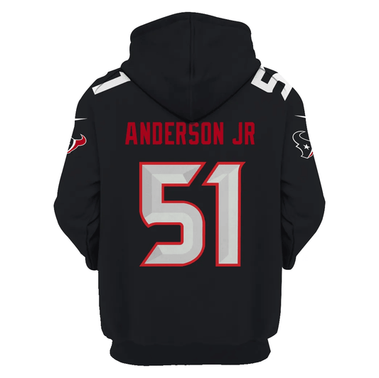 Houston Texans New Personalized Football Hoodie Style Jersey AZBTJSHD000034