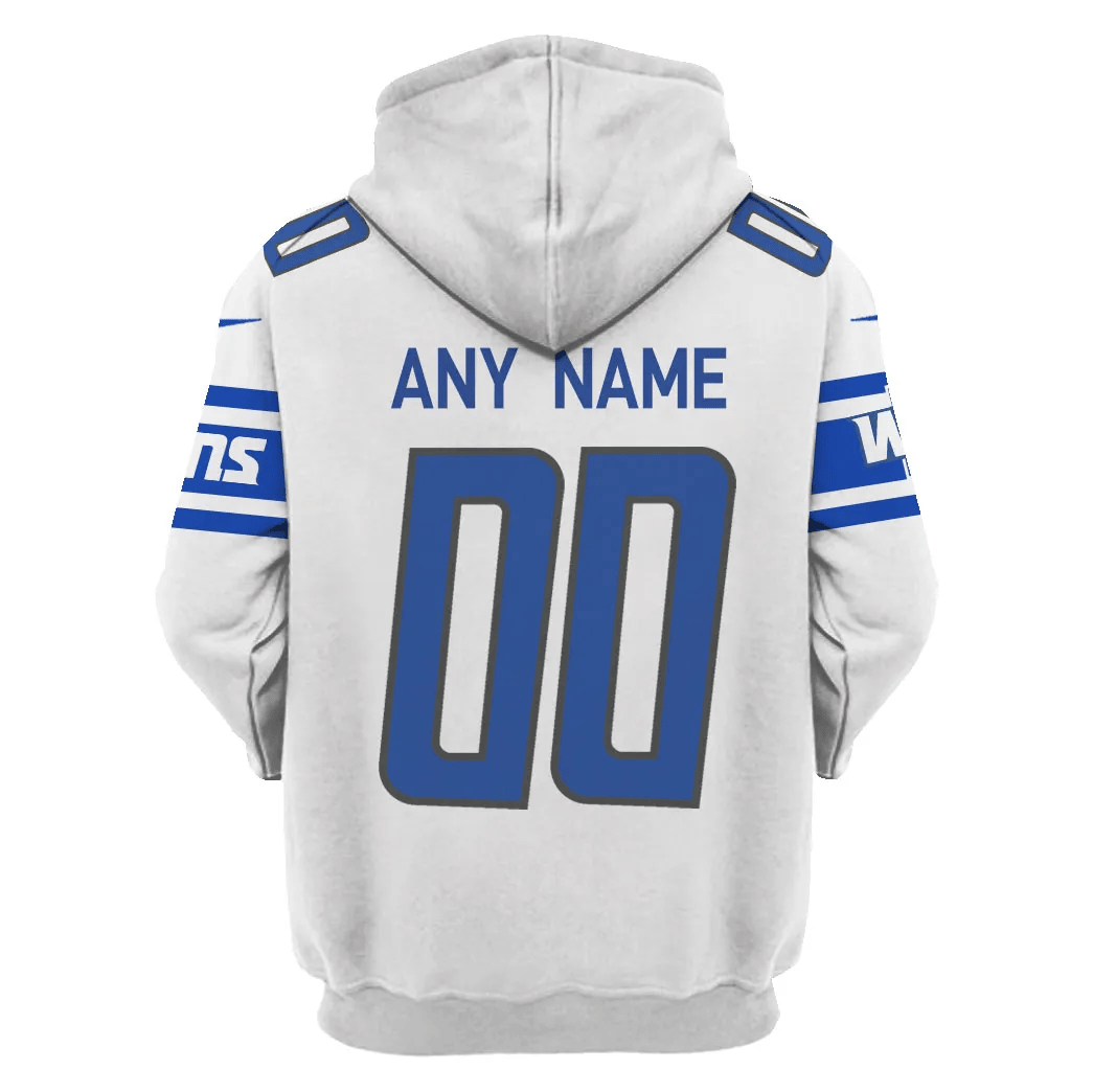 Detroit Lions New Personalized Football Hoodie Style Jersey AZBTJSHD000031