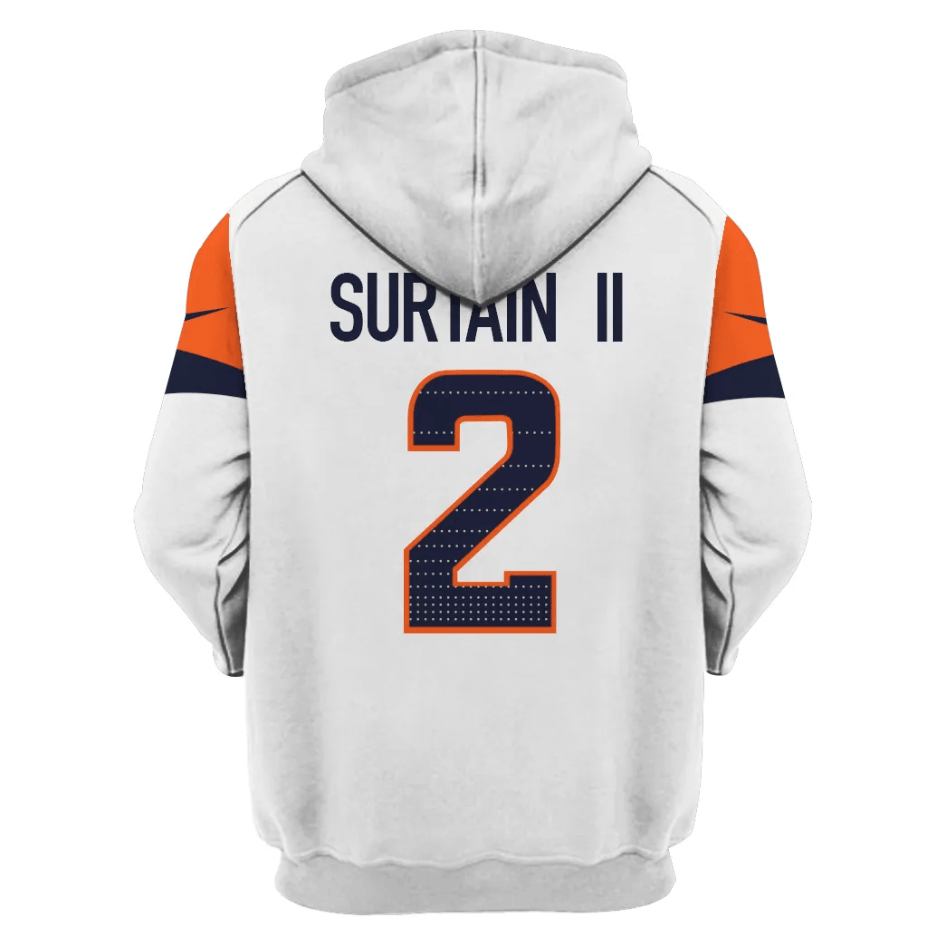 Denver Broncos New Personalized Football Hoodie Style Jersey AZBTJSHD000028