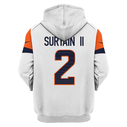 Denver Broncos New Personalized Football Hoodie Style Jersey AZBTJSHD000028