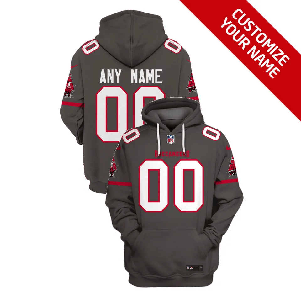 Tampa Bay Buccaneers New Personalized Football Hoodie Style Jersey AZBTJSHD000042