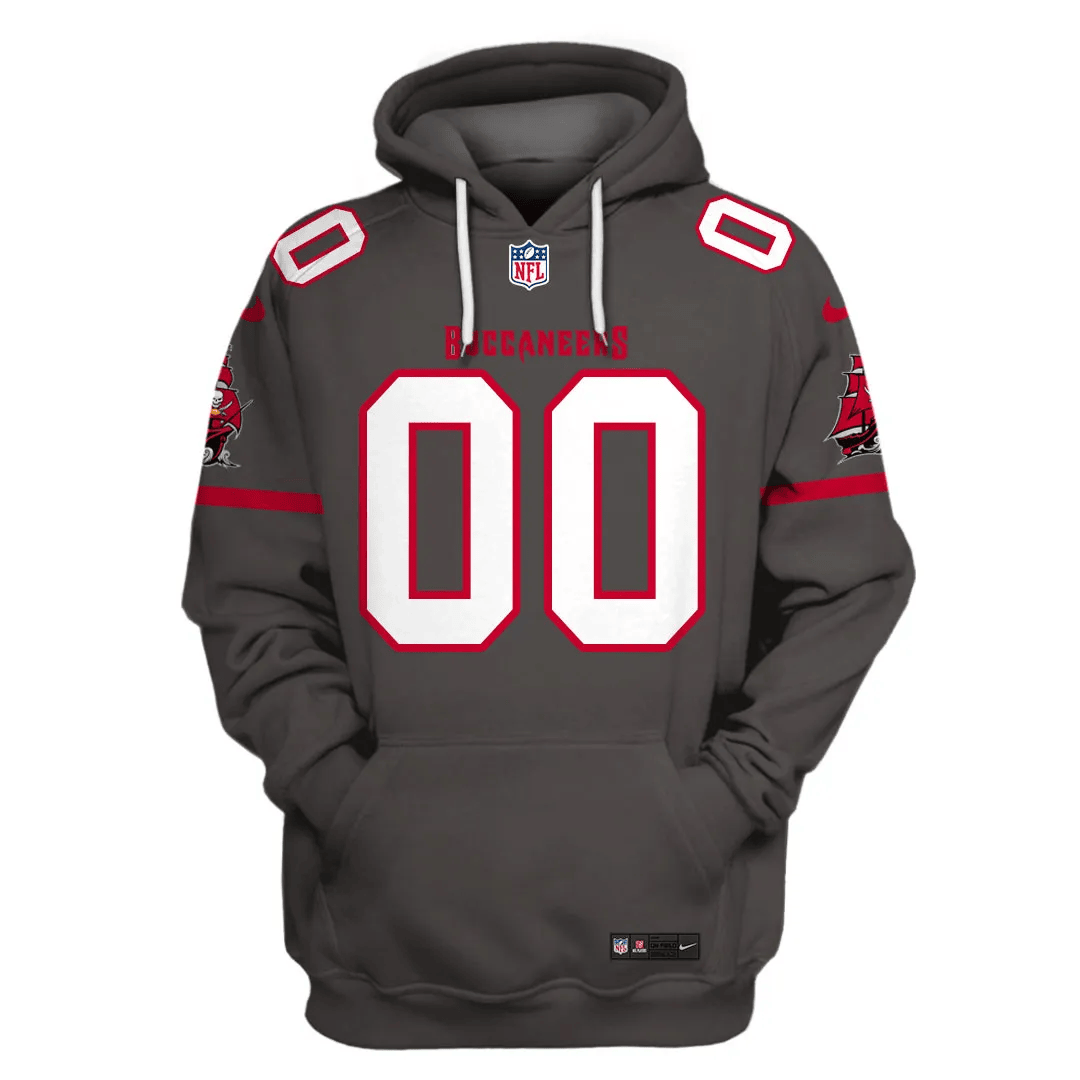 Tampa Bay Buccaneers New Personalized Football Hoodie Style Jersey AZBTJSHD000042