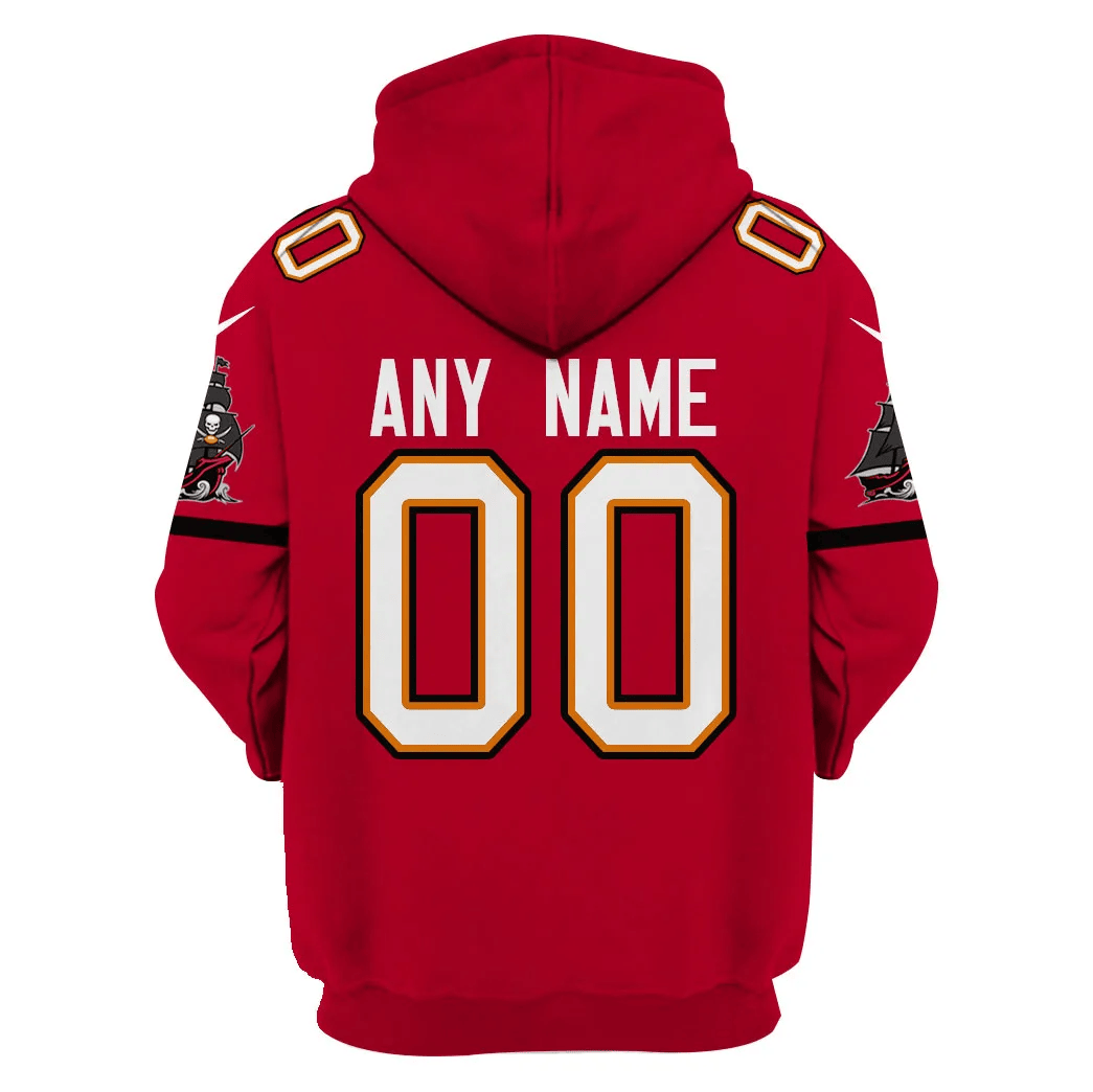 Tampa Bay Buccaneers New Personalized Football Hoodie Style Jersey AZBTJSHD000044