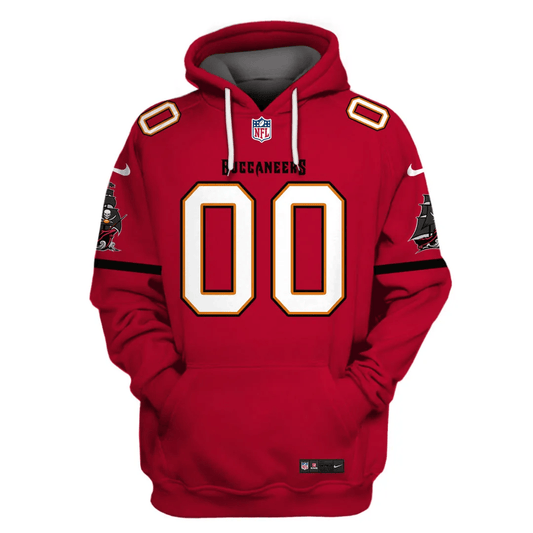 Tampa Bay Buccaneers New Personalized Football Hoodie Style Jersey AZBTJSHD000044