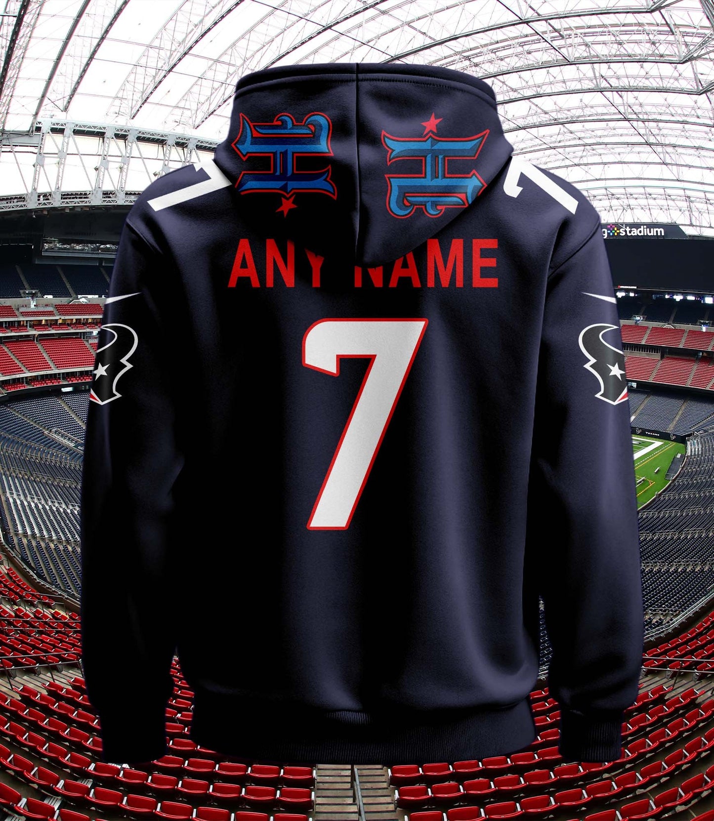 Houston Texans New Personalized Football Hoodie Style Jersey AZBTJSHD000036